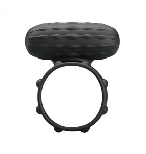 PRETTY LOVE - Male Vibrating Cock Ring (Black)